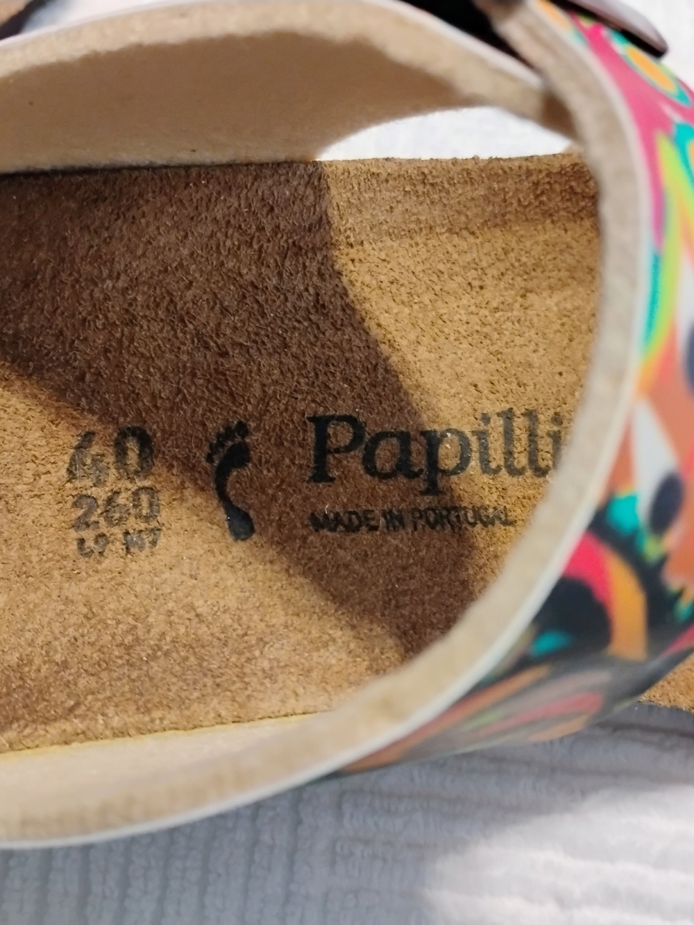 Papillio By Birkenstock MulticolorCork Wedge Sandals. Size 9- 9.5 Wide - Picture 8 of 12